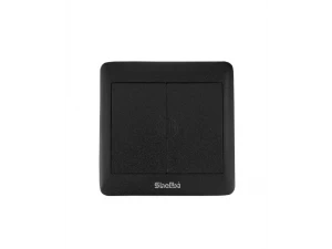 Напольный/настольный лючок на 2 розетки, 2 RJ45 5e UTP, металл, чёрный Shelbi STF-2SR-B