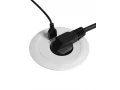 Розеточный блок настольный на 1 розетку 220В, 1 USB розетку, белый Shelbi STV-1S-1U-W