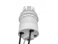 Розеточный блок выдвижной настольный на 4 розетки 200В, 2 USB, 2 RJ45, белый Shelbi STV-4S-2U-2RJ-W