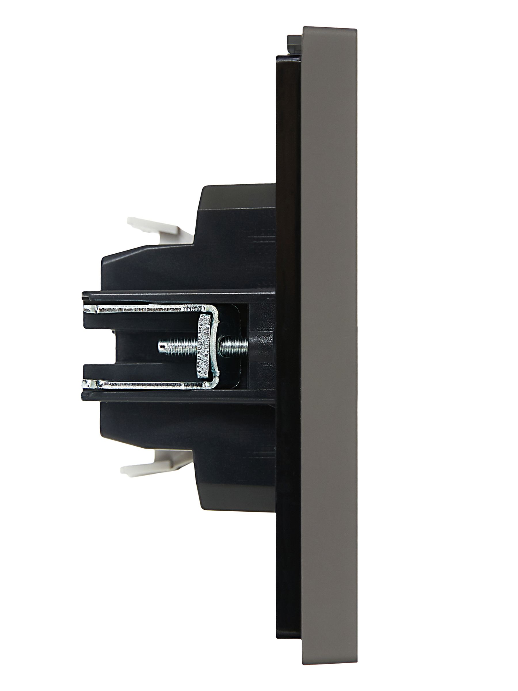 FORTE&PIANO Выключатель 1-клавишный проходной 10А FP303 серый ИЭК