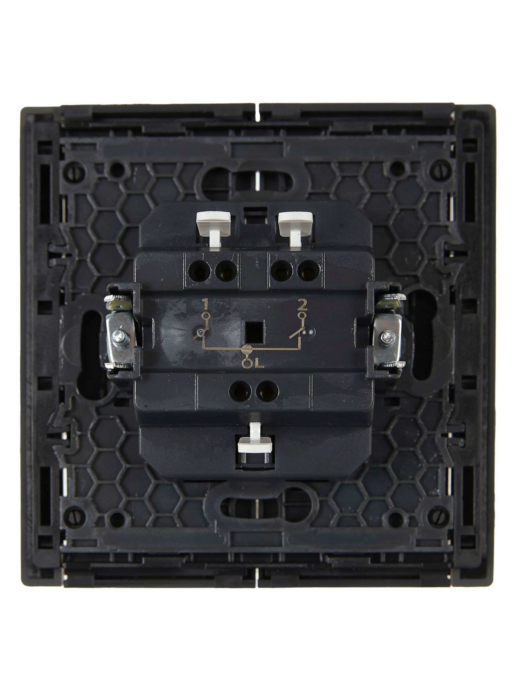 FORTE&PIANO Выключатель 2-клавишный 10А FP305 серый ИЭК