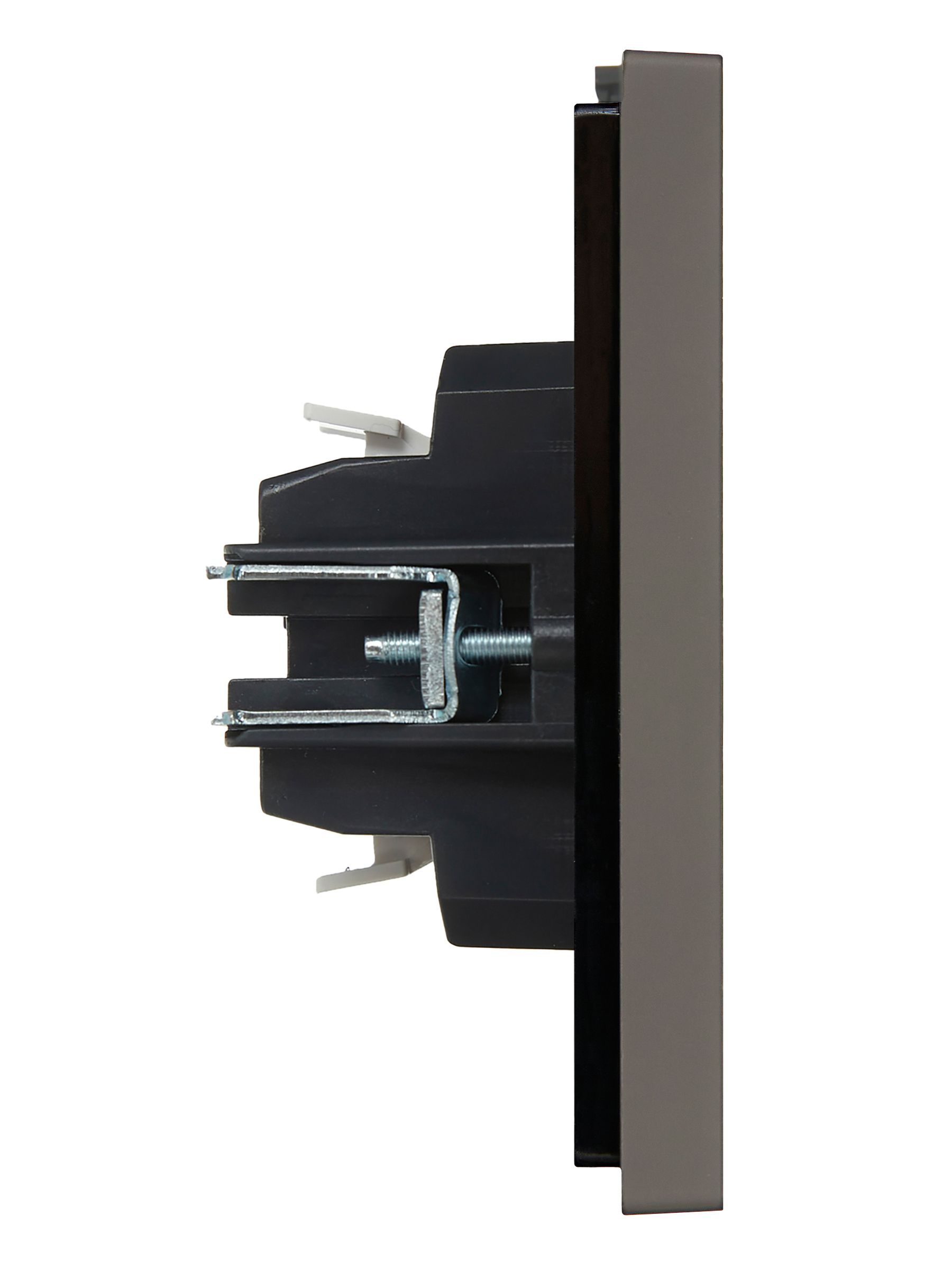 FORTE&PIANO Выключатель 2-клавишный проходной 10А FP307 серый ИЭК