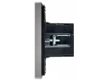 FORTE&PIANO Розетка USB A+C 3,1А FP550 сталь IEK