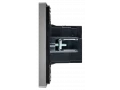 FORTE&PIANO Розетка USB A+C 3,1А FP550 сталь IEK