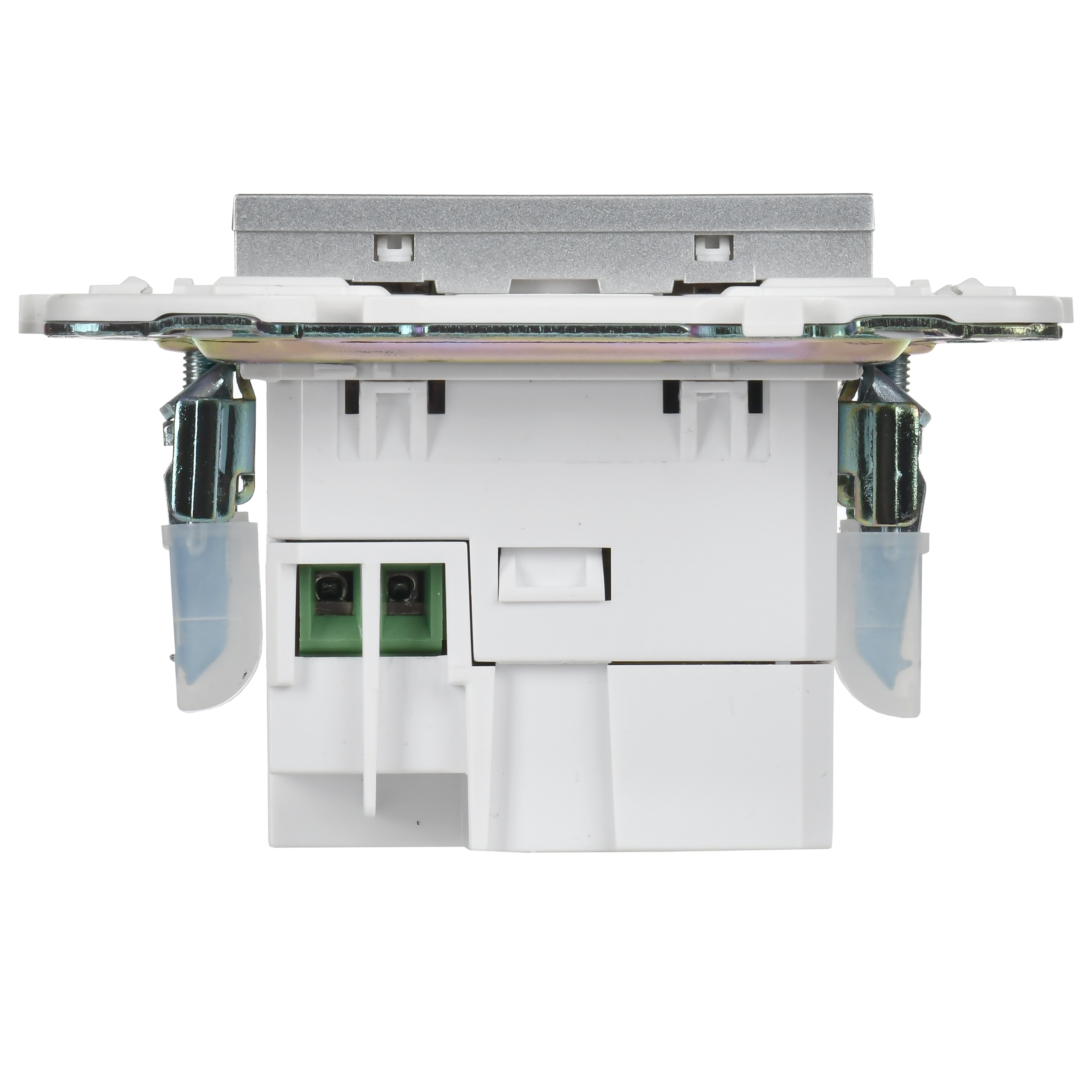 SKANDY Розетка USB A+C 3,1А SK-R14S серебряный IEK