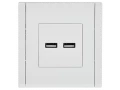 FORTE&PIANO Розетка USB A+A 3,1А FP249 белый IEK