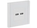 FORTE&PIANO Розетка USB A+A 3,1А FP249 белый IEK