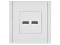 FORTE&PIANO Розетка USB A+A 3,1А FP249 белый IEK