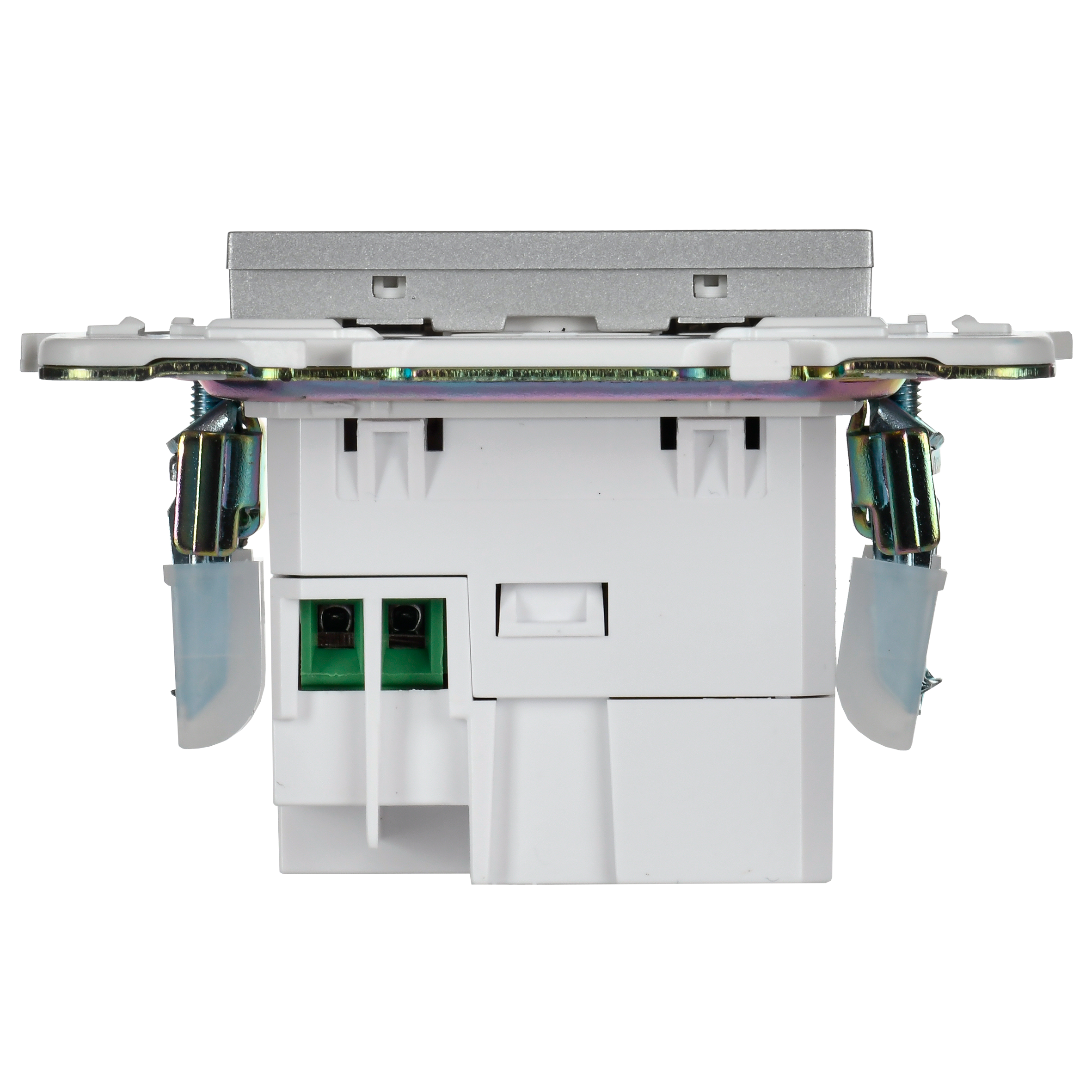 SKANDY Розетка USB A+A 3,1А SK-R15S серебряный IEK
