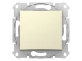 Выключатель 1-клавишный проходной, Бежевый SDN0500147