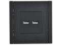FORTE&PIANO Розетка USB A+A 3,1А FP149 черный IEK