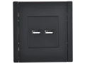 FORTE&PIANO Розетка USB A+A 3,1А FP149 черный IEK