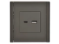 FORTE&PIANO Розетка USB A+C 3,1А FP350 серый IEK