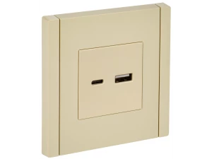FORTE&PIANO Розетка USB A+C 18Вт FP451 ваниль ИЭК