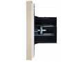 FORTE&PIANO Розетка USB A+C 18Вт FP451 ваниль ИЭК