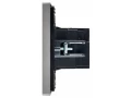 FORTE&PIANO Розетка USB A+C 18Вт FP551 сталь ИЭК