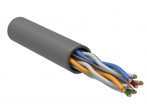 ITK витая пара U/UTP, кат.6 4*2*23AWG PVC серый (305м)