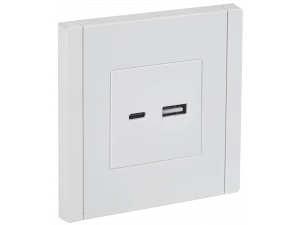 FORTE&PIANO Розетка USB A+C 3,1А FP250 белый IEK