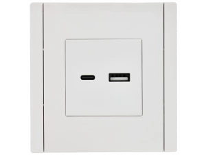 FORTE&PIANO Розетка USB A+C 3,1А FP250 белый IEK