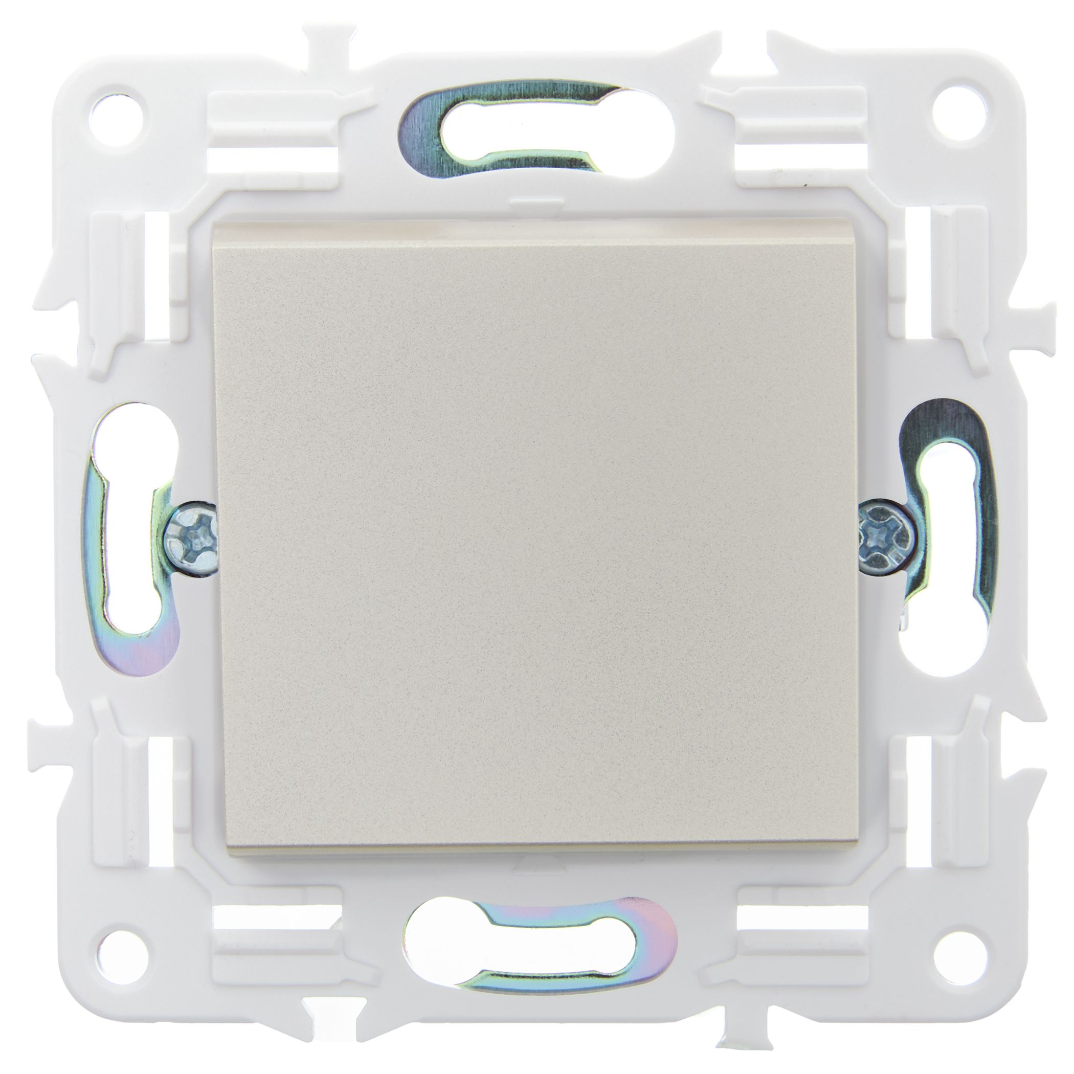 SKANDY Выключатель 1-клавишный 10А SK-V01Sh шампань IEK