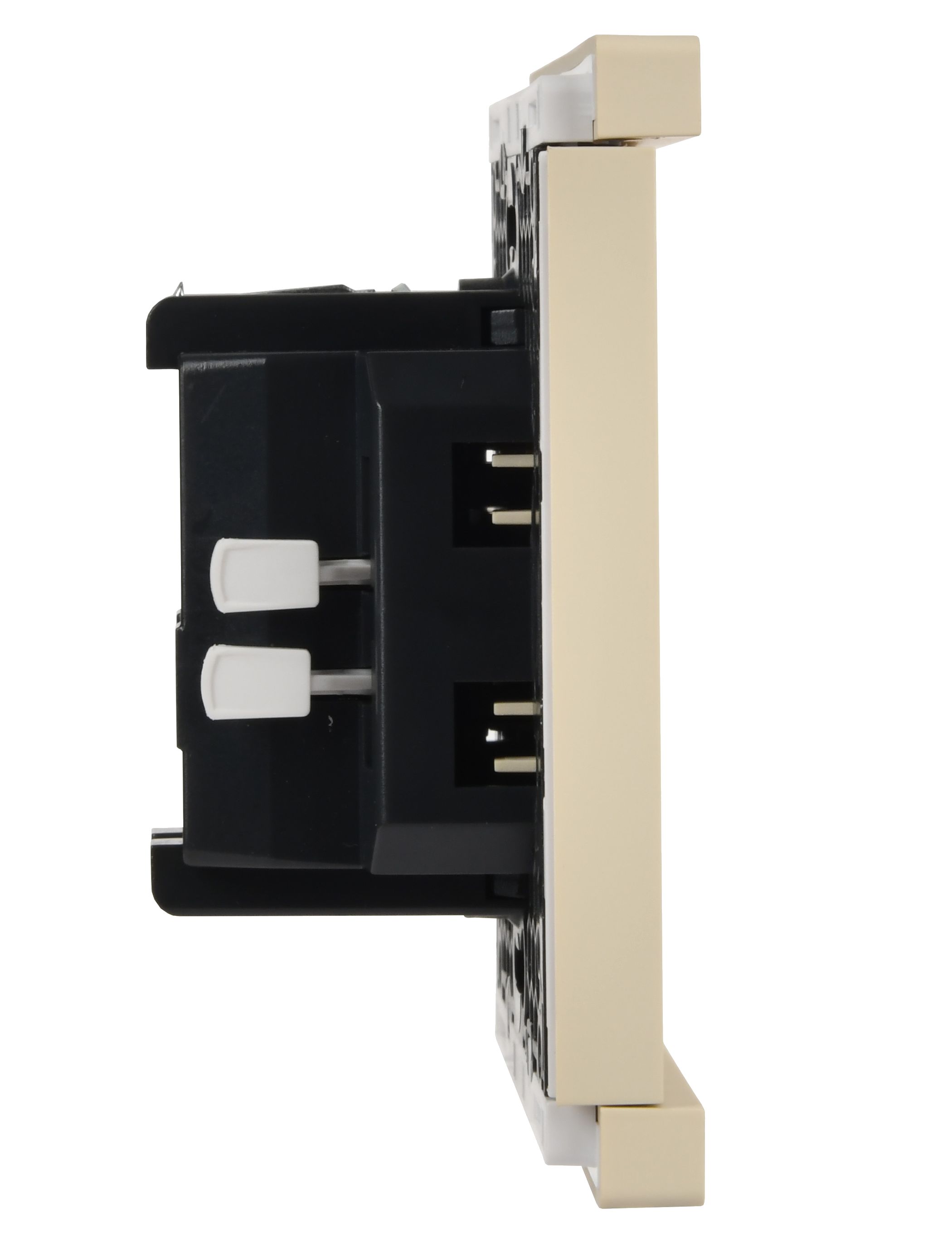 FORTE&PIANO Выключатель 1-клавишный самовозвратный 10А FP410 ваниль IEK