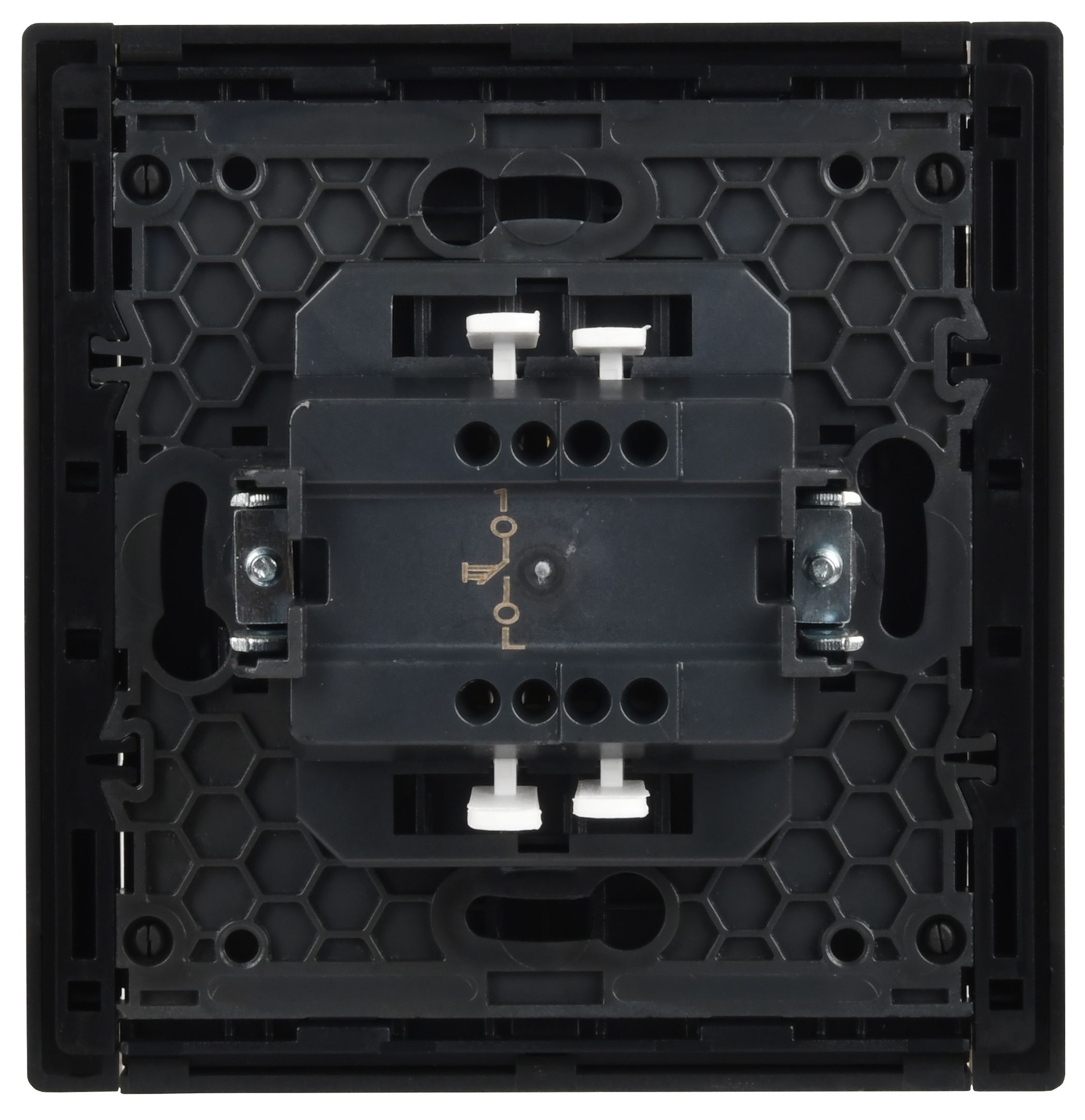 FORTE&PIANO Выключатель 1-клавишный самовозвратный 10А FP310 серый IEK