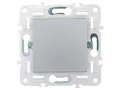 SKANDY Выключатель 1-клавишный 10А SK-V01S серебряный IEK