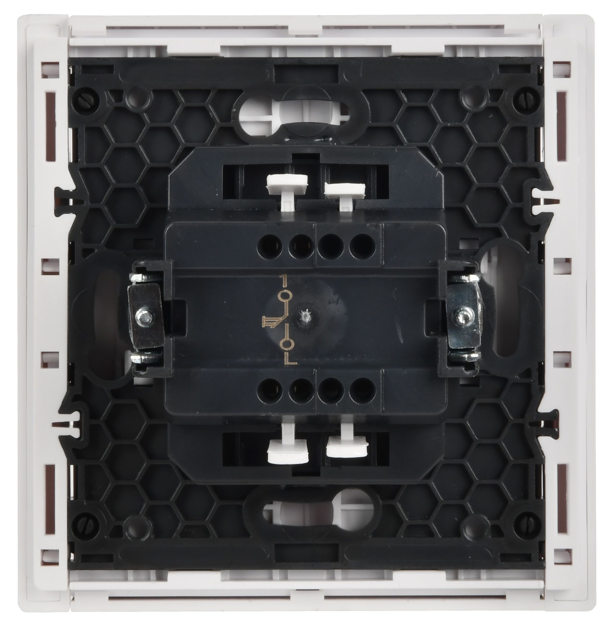 FORTE&PIANO Выключатель 1-клавишный самовозвратный 10А FP210 белый IEK