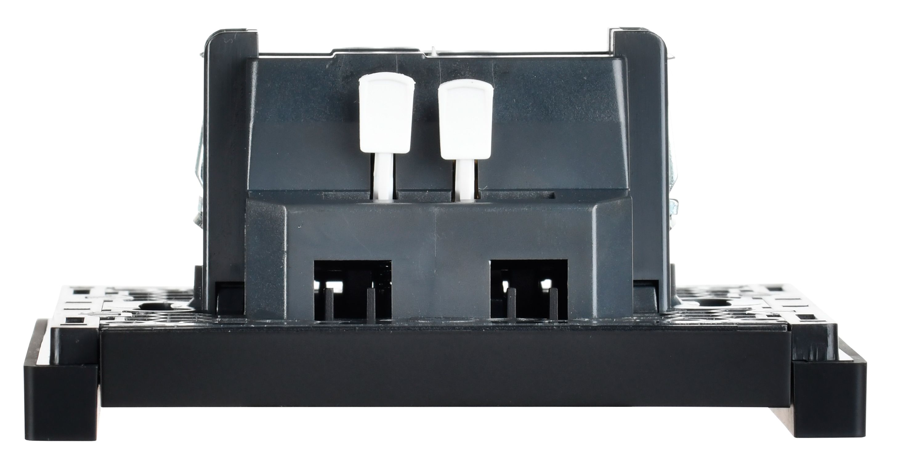 FORTE&PIANO Выключатель 1-клавишный самовозвратный 10А FP110 черный IEK