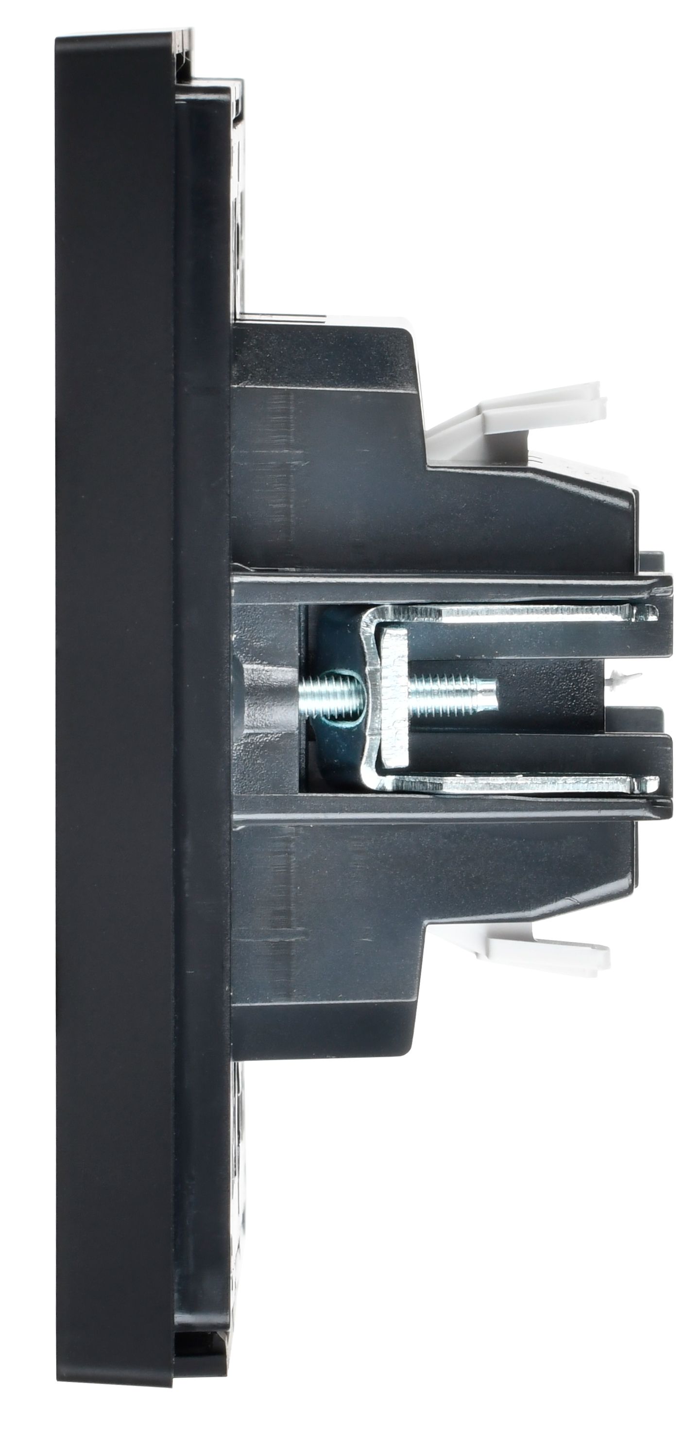 FORTE&PIANO Выключатель 1-клавишный самовозвратный 10А FP110 черный IEK