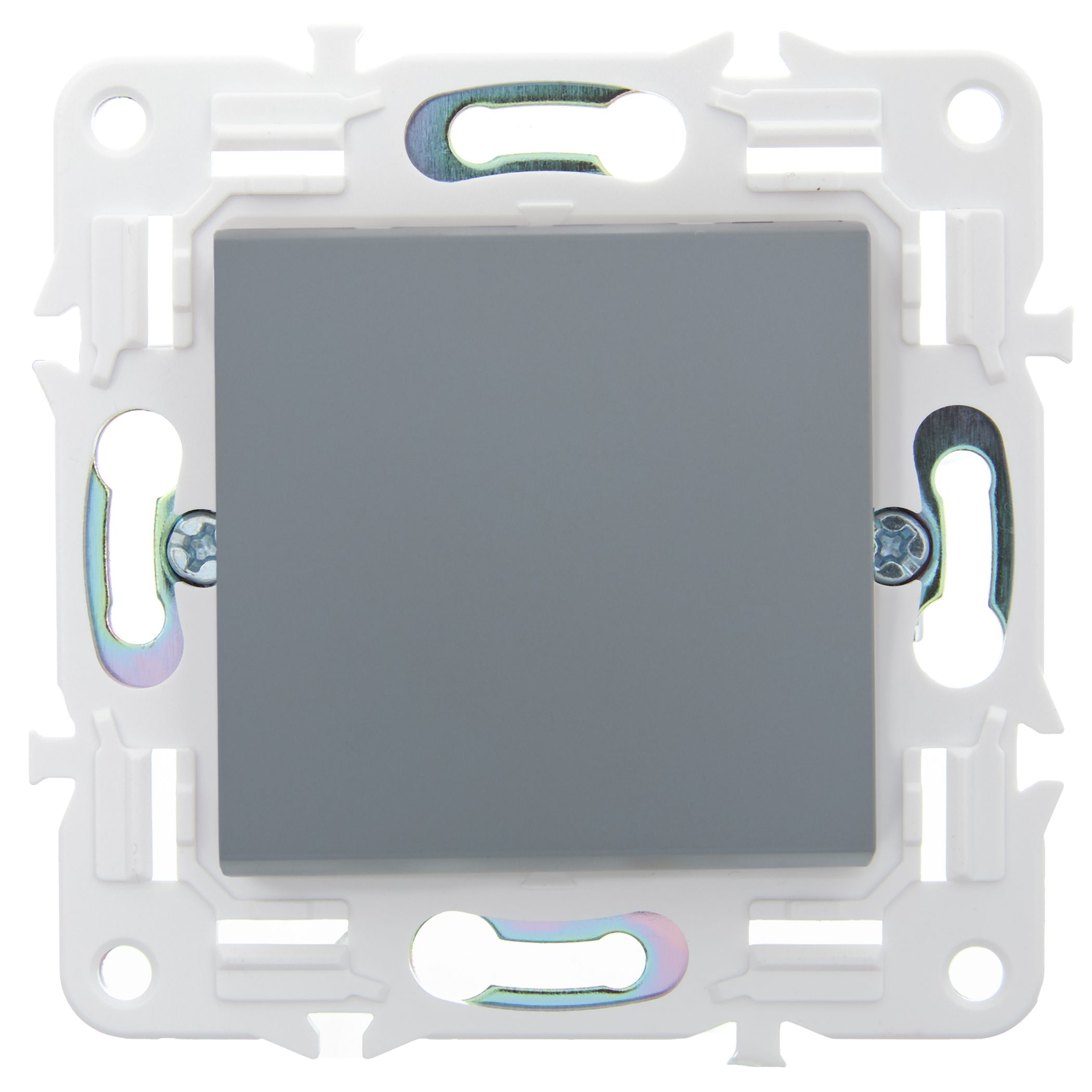 SKANDY Выключатель 1-клавишный 10А SK-V01Gr серый IEK