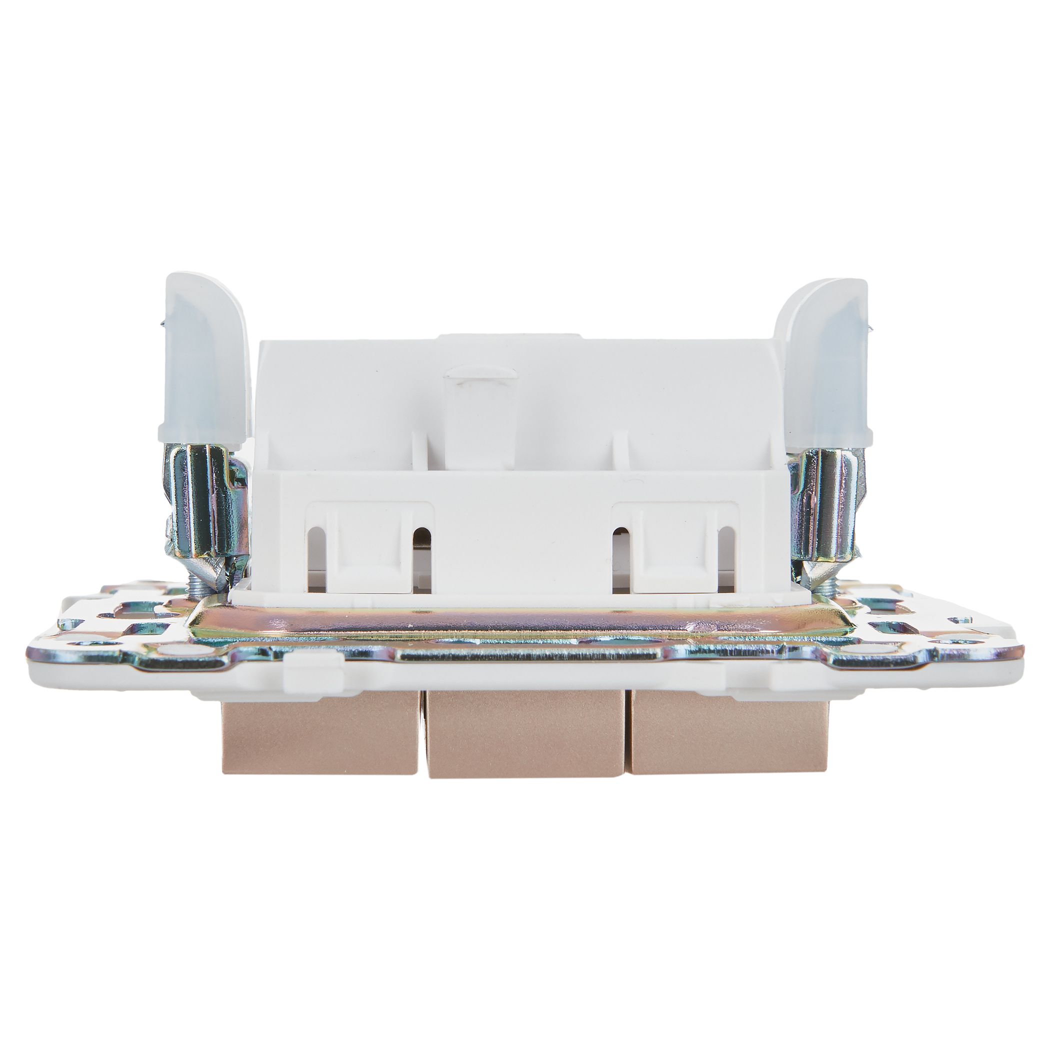 SKANDY Выключатель 3-клавишный 10А SK-V11Sa песочный IEK