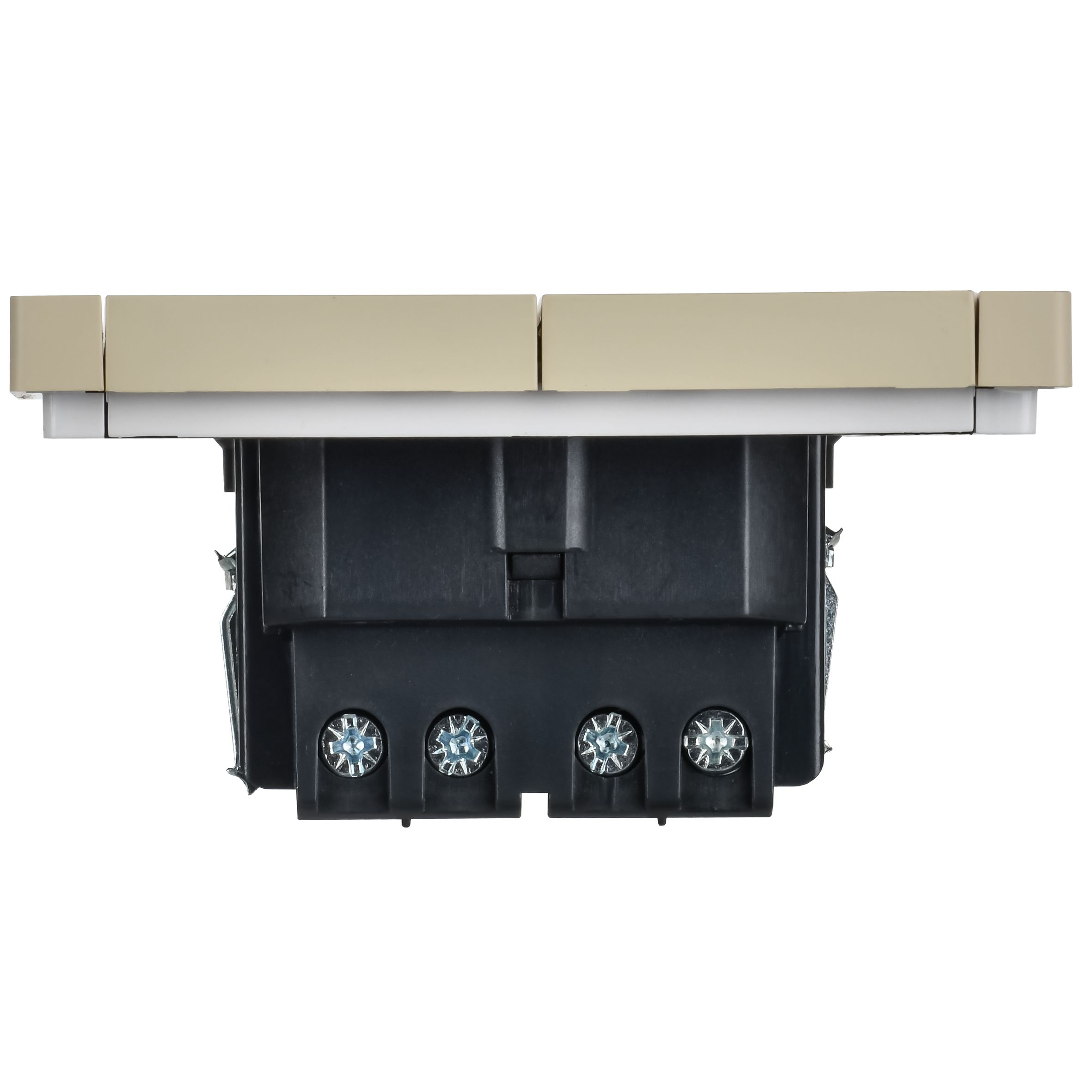 FORTE&PIANO Выключатель 2-клавишный перекрестный 10А FP409 ваниль ИЭК