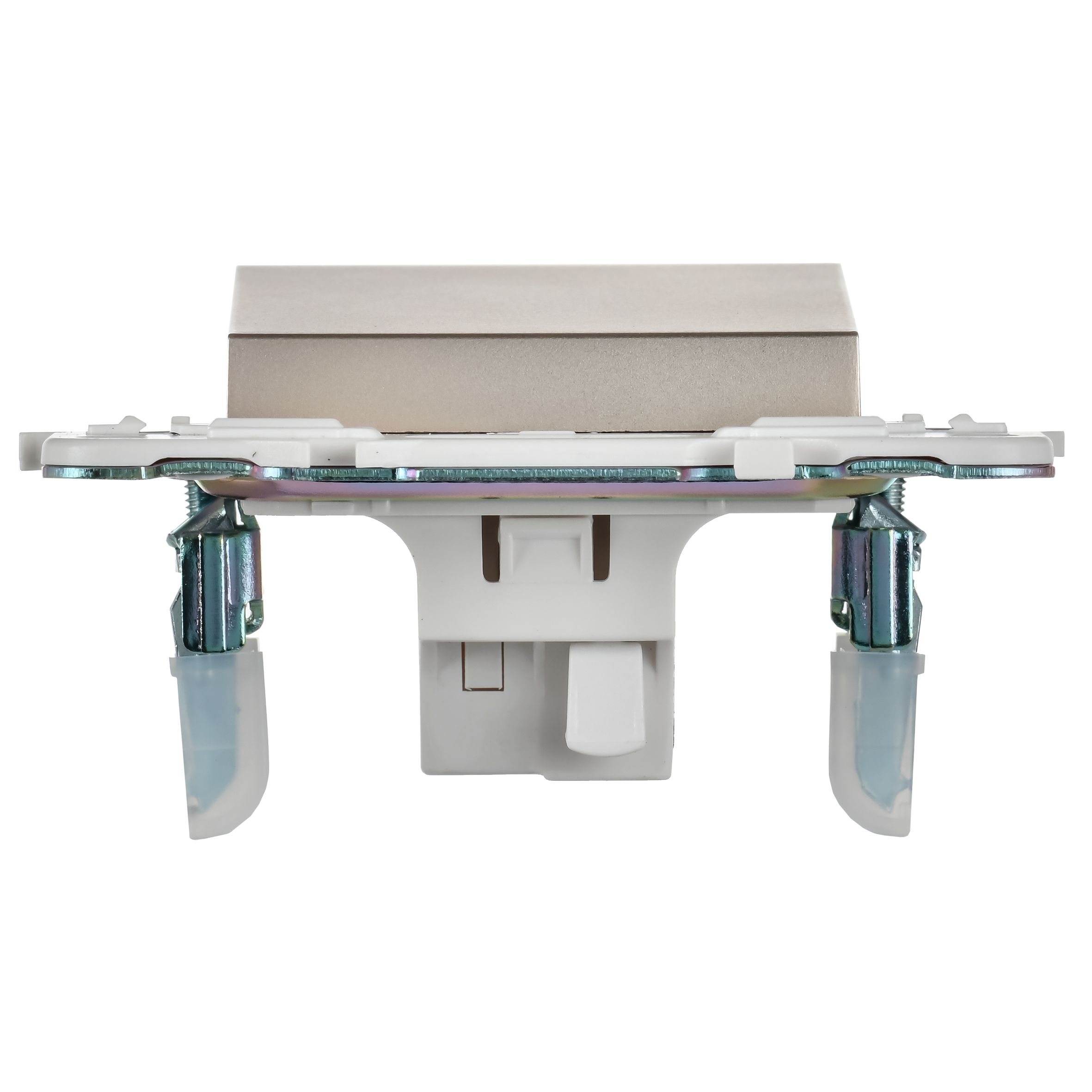 SKANDY Выключатель 1-клавишный кнопочный 10А SK-V14Sh шампань IEK