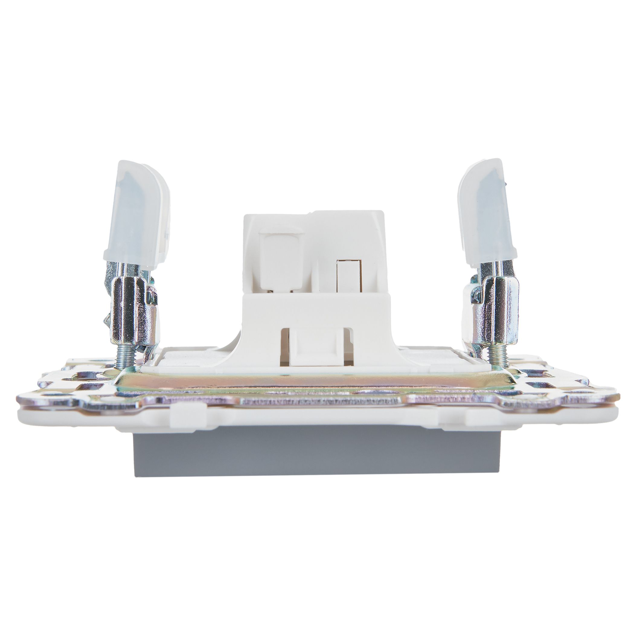 SKANDY Выключатель 1-клавишный кнопочный 10А SK-V14Gr серый IEK