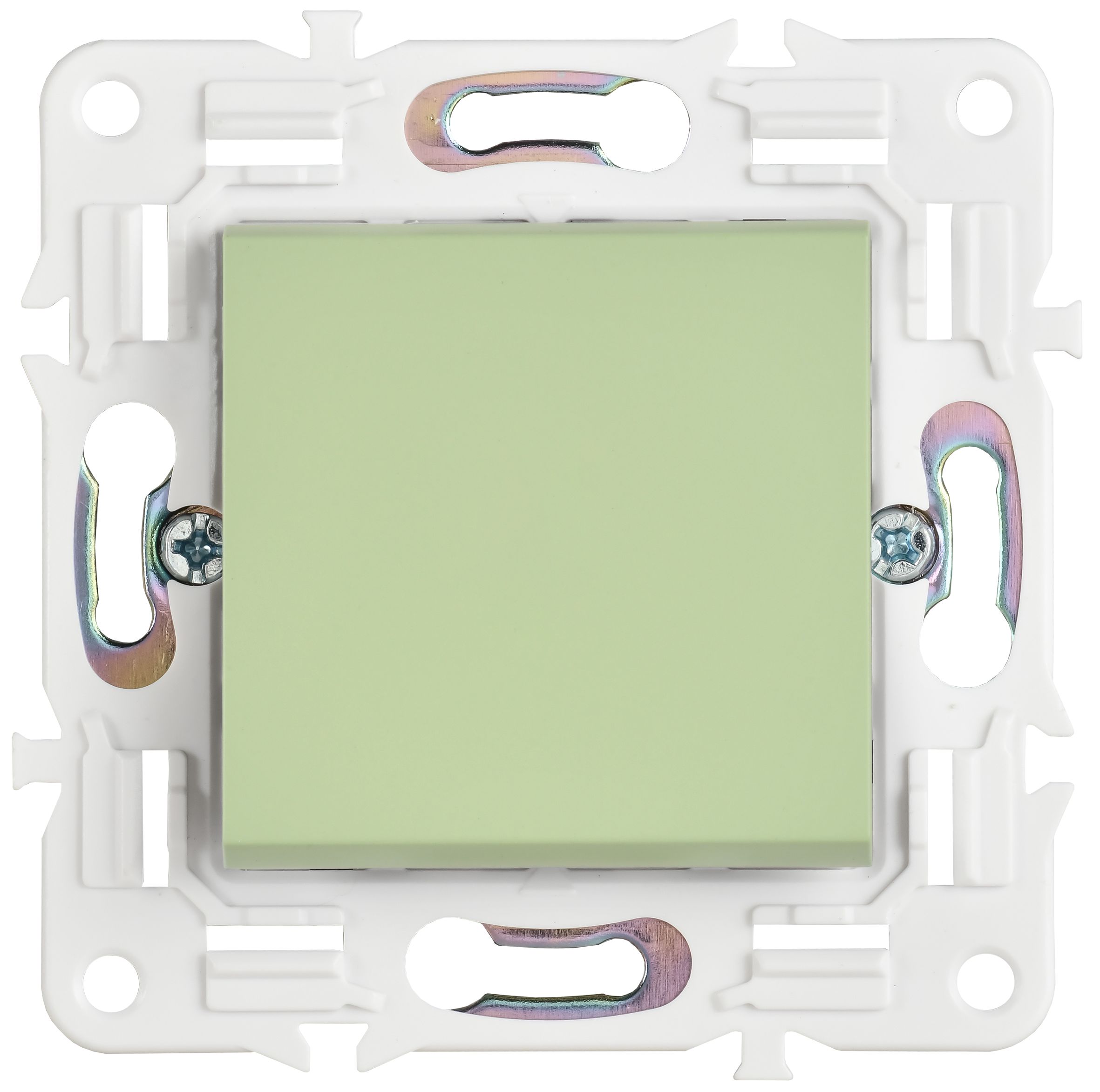 SKANDY Выключатель 1-клавишный кнопочный 10А SK-V14G мятный IEK