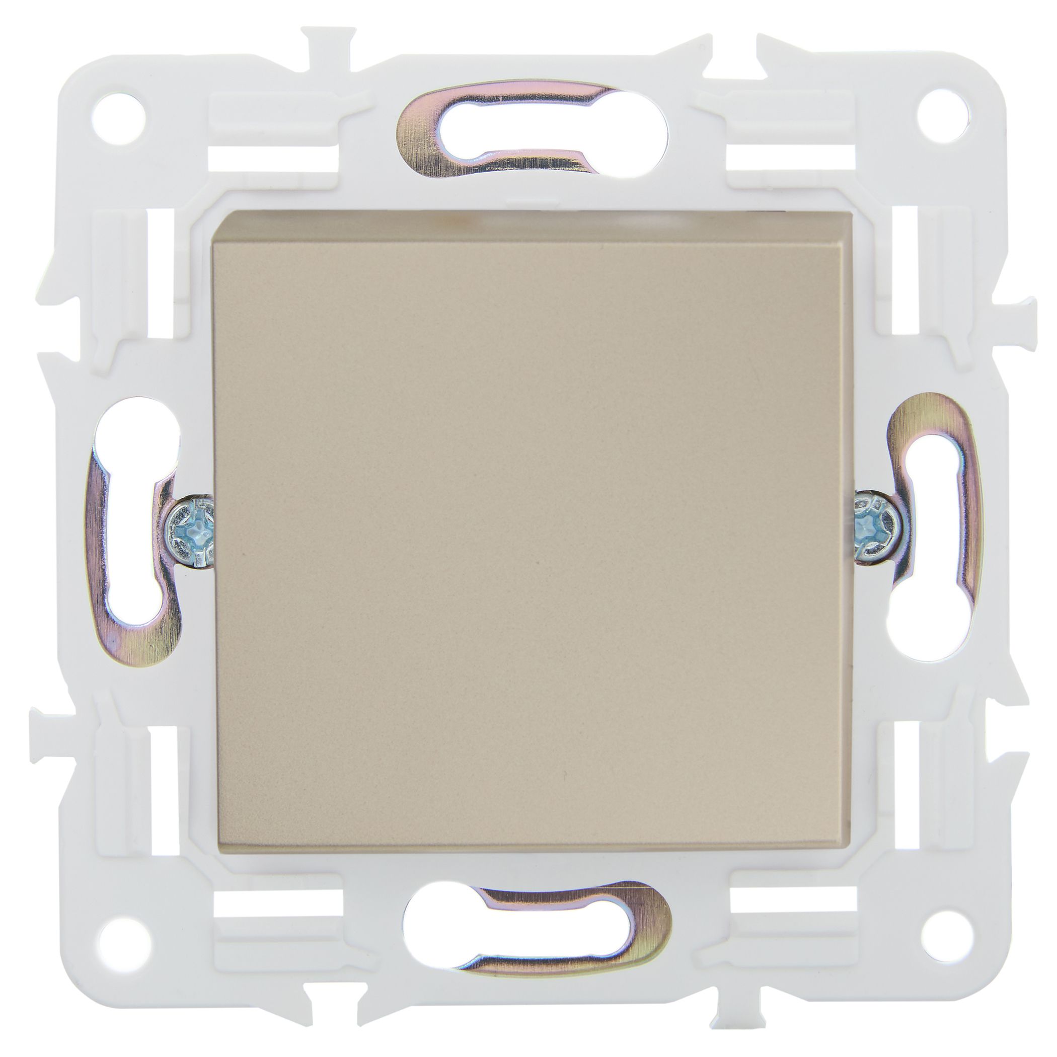 SKANDY Выключатель 1-клавишный перекрестный 10А SK-V03Sa песочный IEK