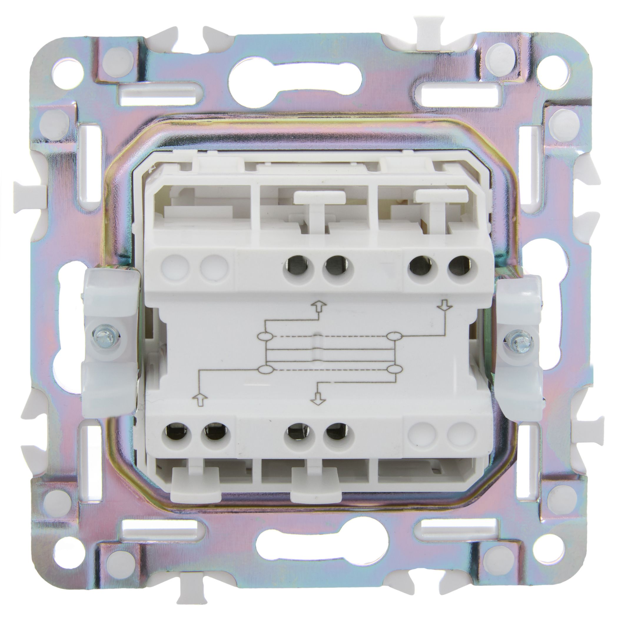 SKANDY Выключатель 1-клавишный перекрестный 10А SK-V03Sa песочный IEK