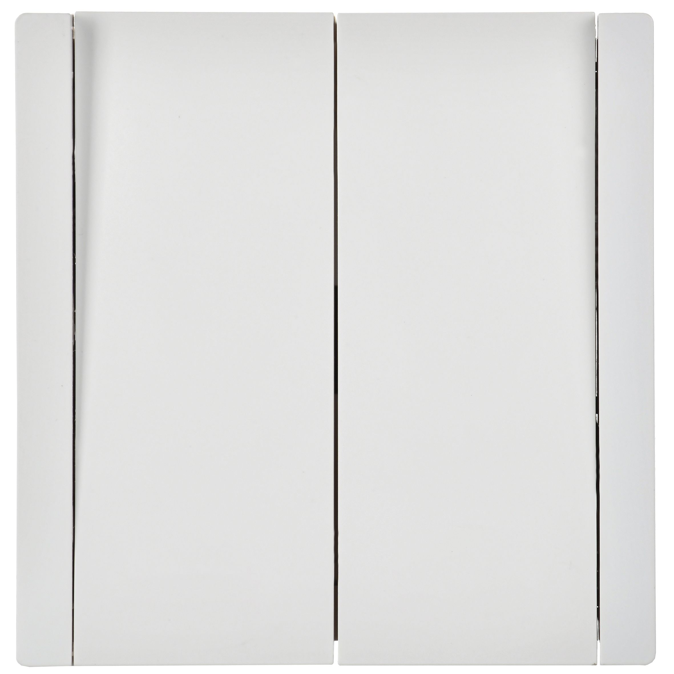 FORTE&PIANO Выключатель 2-клавишный перекрестный 10А FP209 белый ИЭК