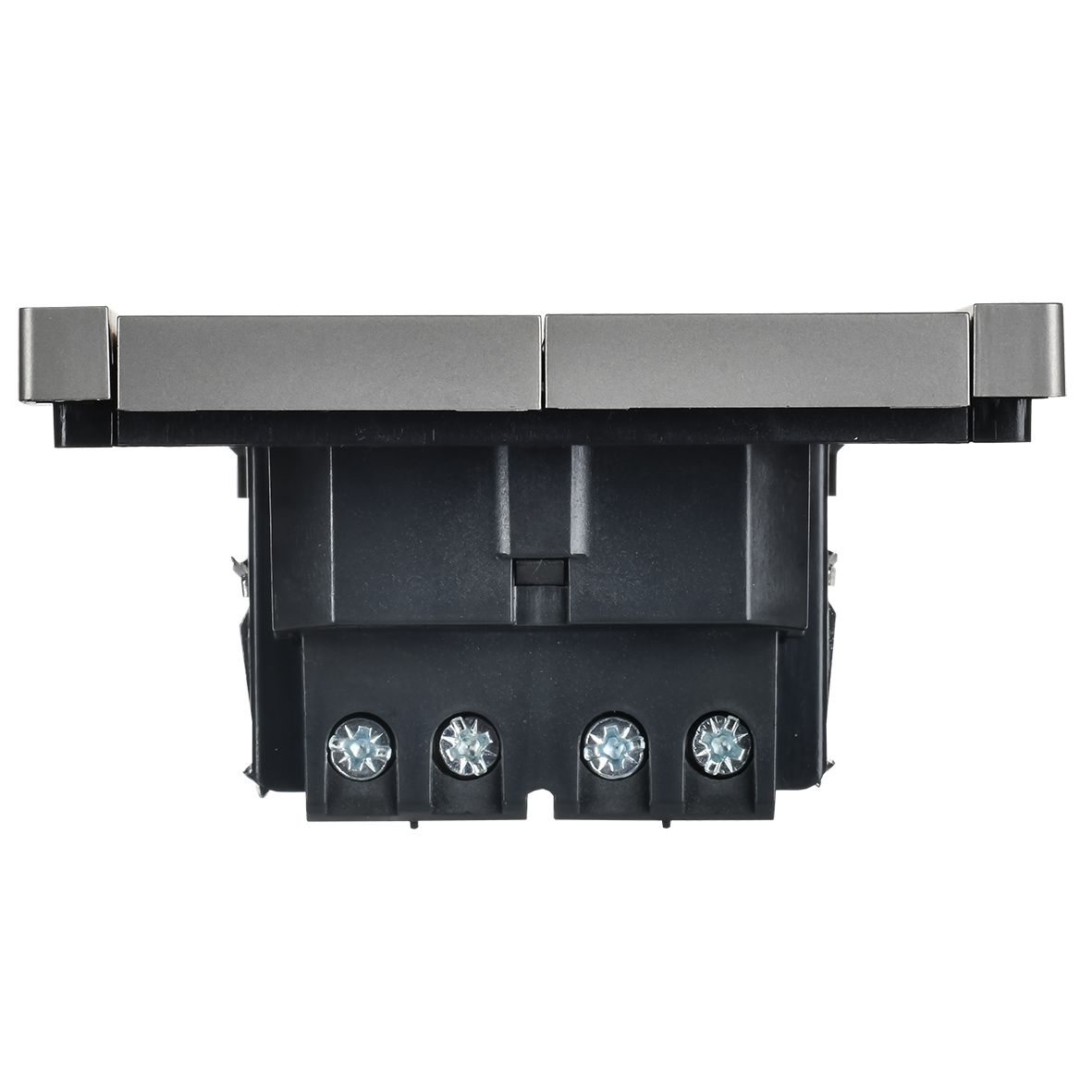 FORTE&PIANO Выключатель 2-клавишный перекрестный 10А FP509 сталь ИЭК