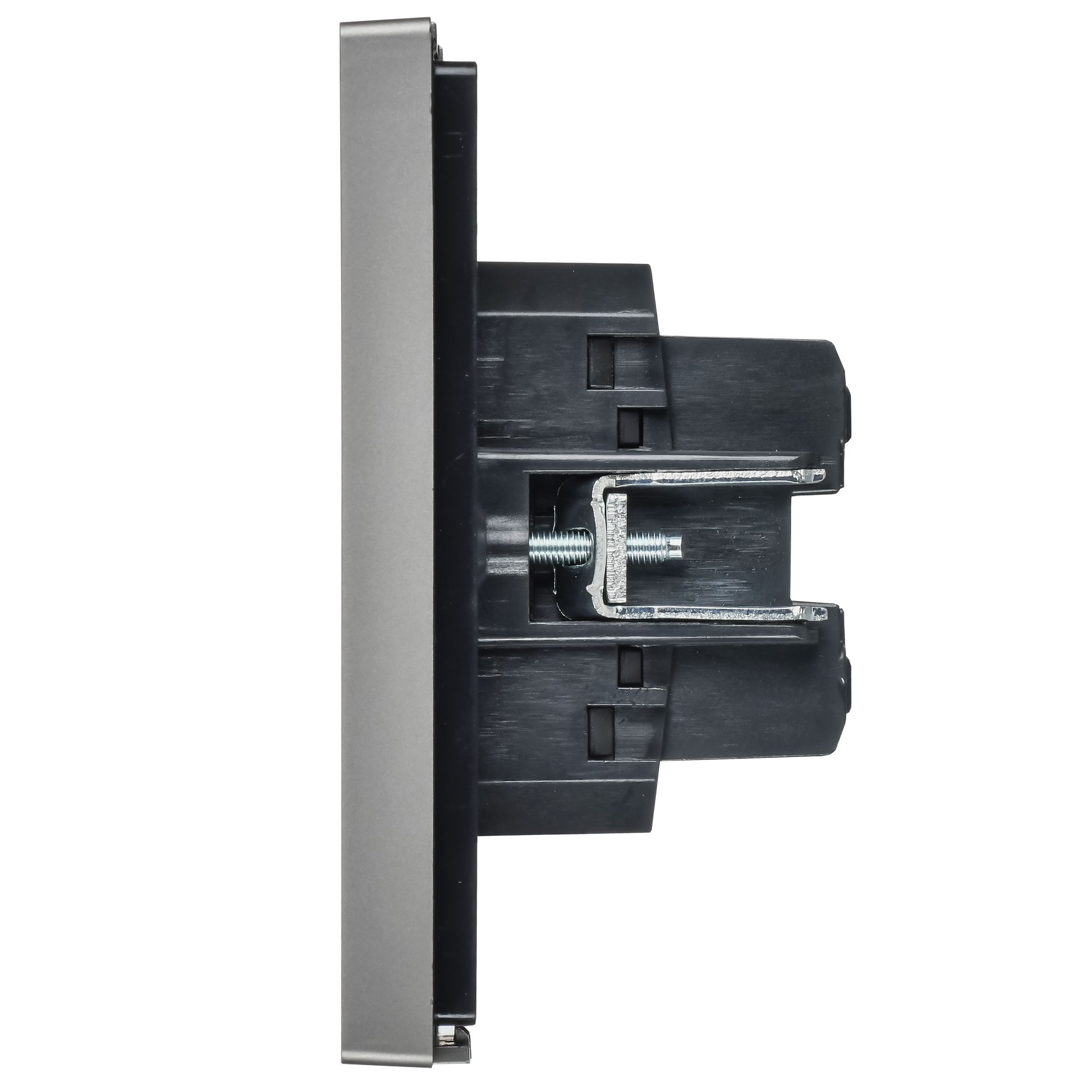 FORTE&PIANO Выключатель 2-клавишный перекрестный 10А FP509 сталь ИЭК