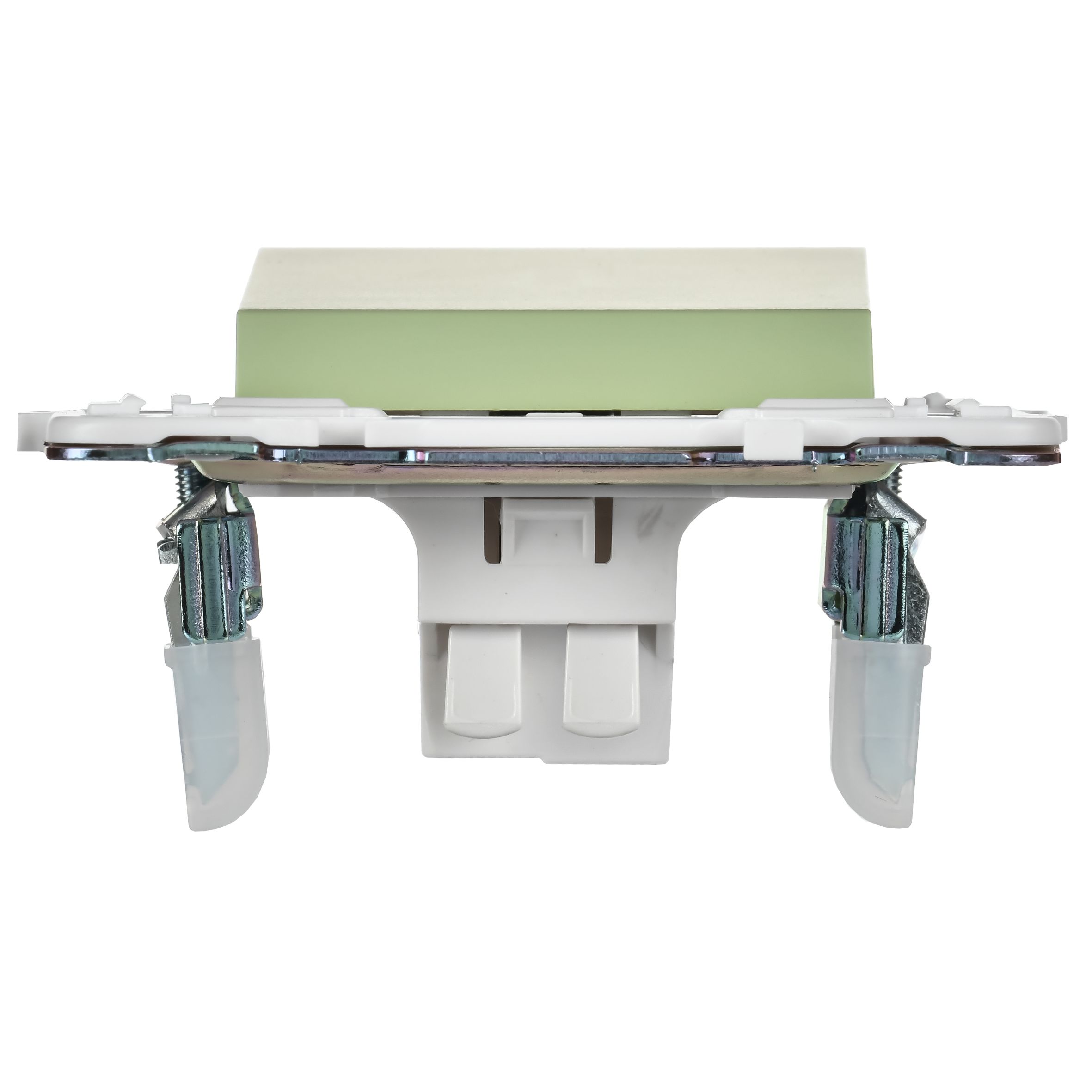 SKANDY Выключатель 1-клавишный проходной с индикацией 10А SK-V08G мятный IEK