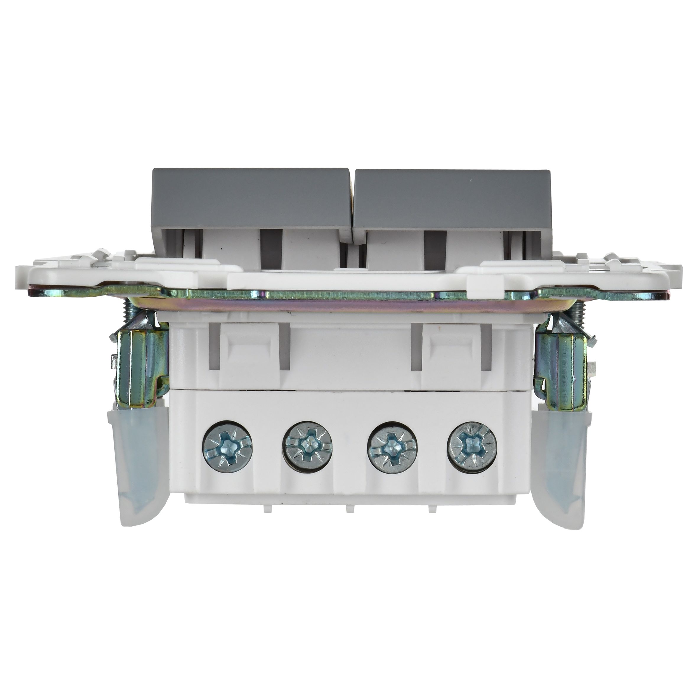 SKANDY Выключатель 2-клавишный перекрестный 10А SK-V06Gr серый IEK