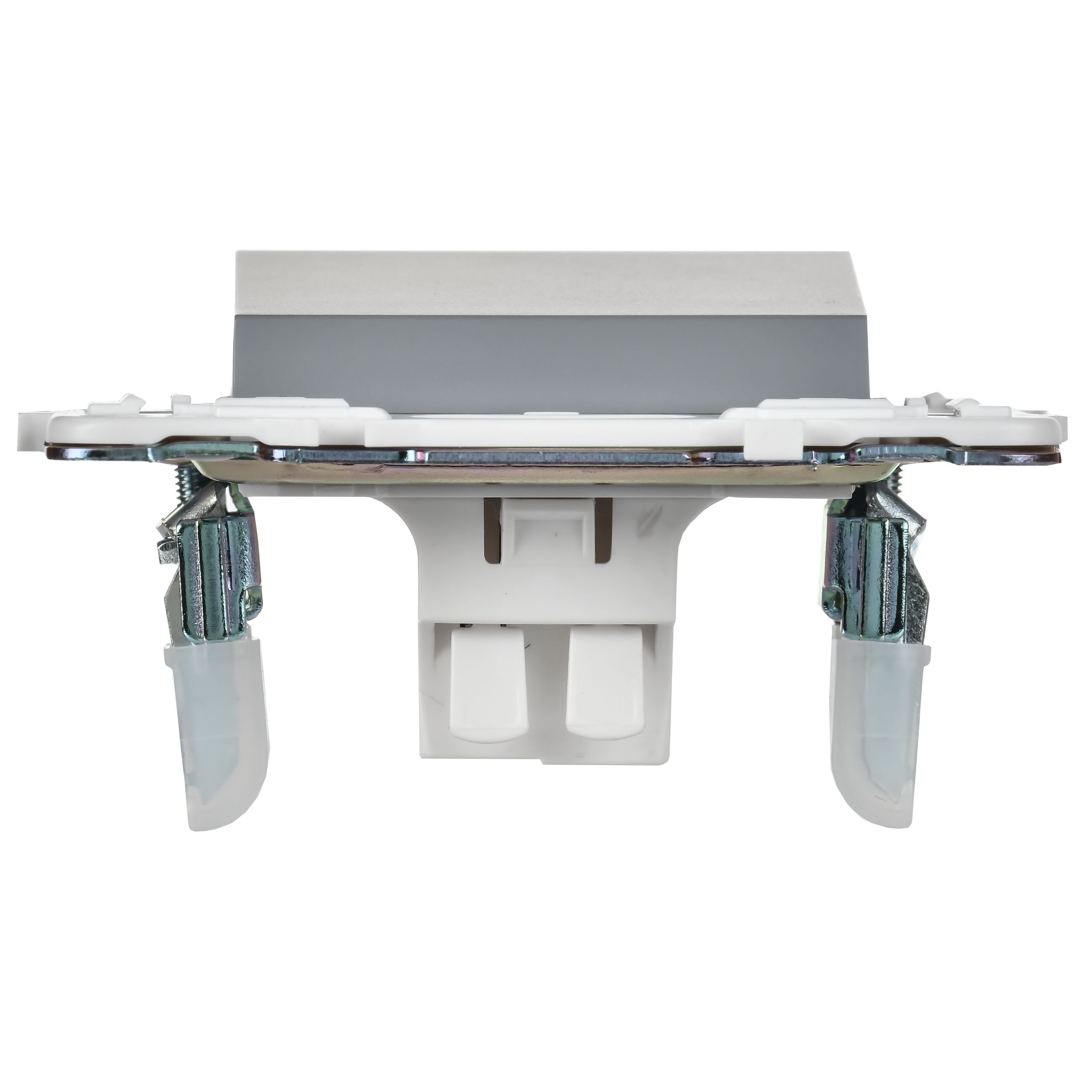 SKANDY Выключатель 1-клавишный с индикацией 10А SK-V07Gr серый IEK