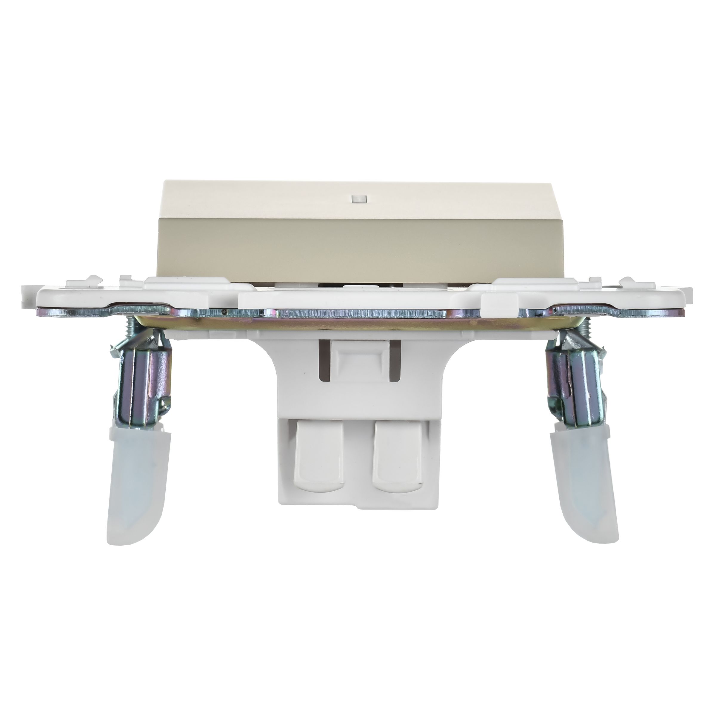 SKANDY Выключатель 1-клавишный проходной с индикацией 10А SK-V08B бежевый IEK