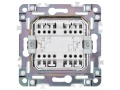 SKANDY Выключатель 2-клавишный проходной с индикацией 10А SK-V10Gr серый IEK