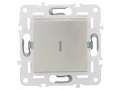 SKANDY Выключатель 1-клавишный с индикацией 10А SK-V07Sh шампань IEK