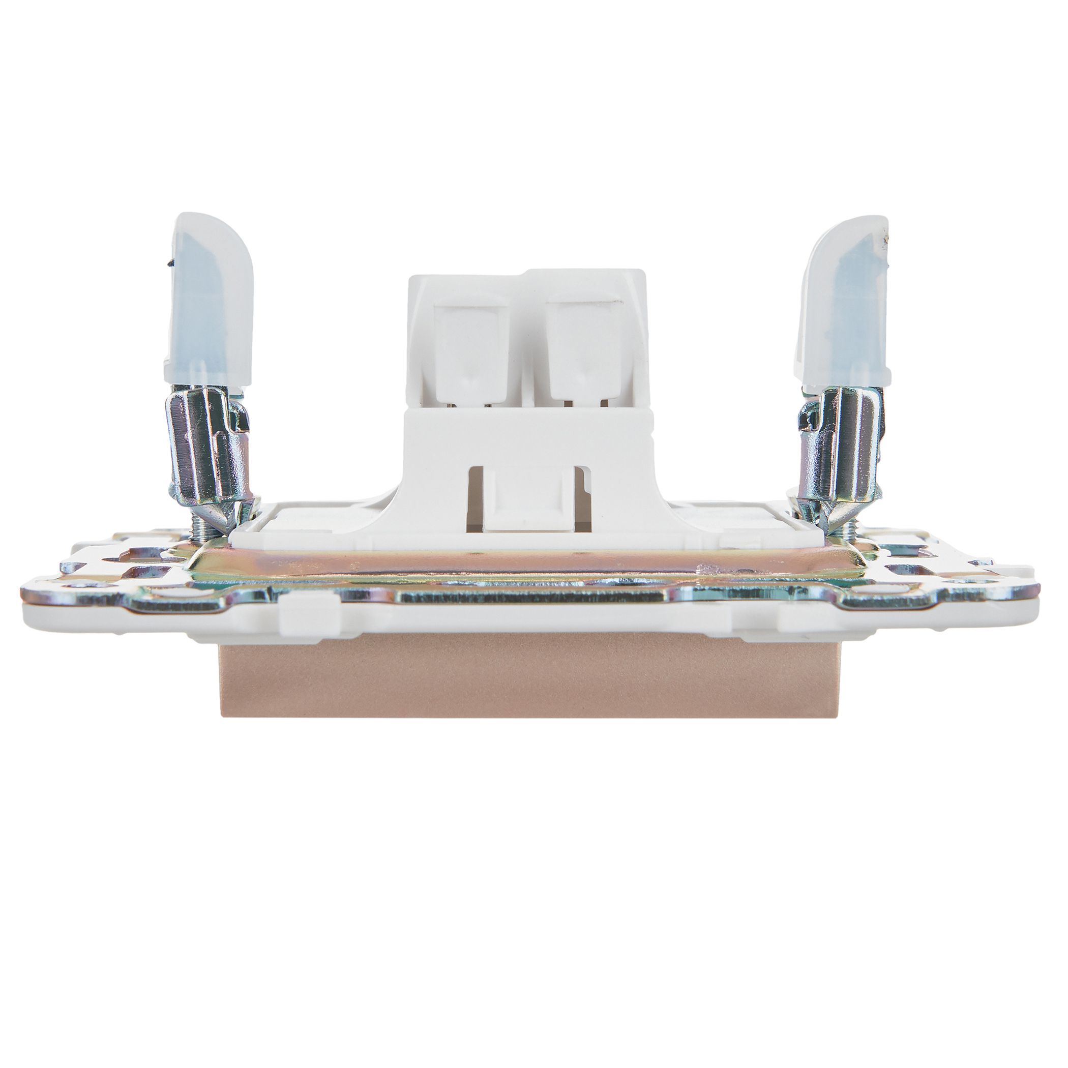 SKANDY Выключатель 1-клавишный проходной с индикацией 10А SK-V08Sa песочный IEK