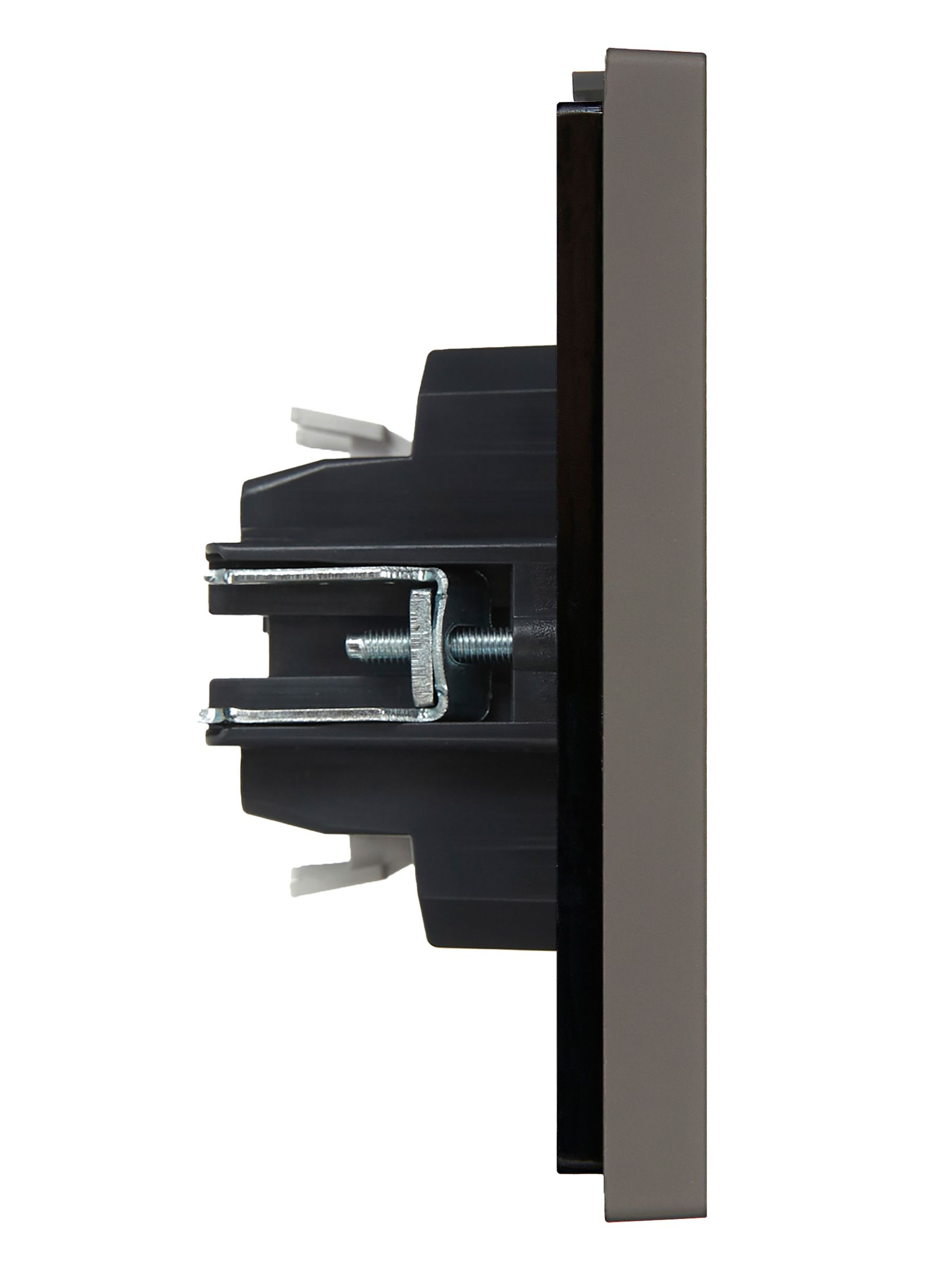 FORTE&PIANO Выключатель 1-клавишный 10А FP301 серый ИЭК