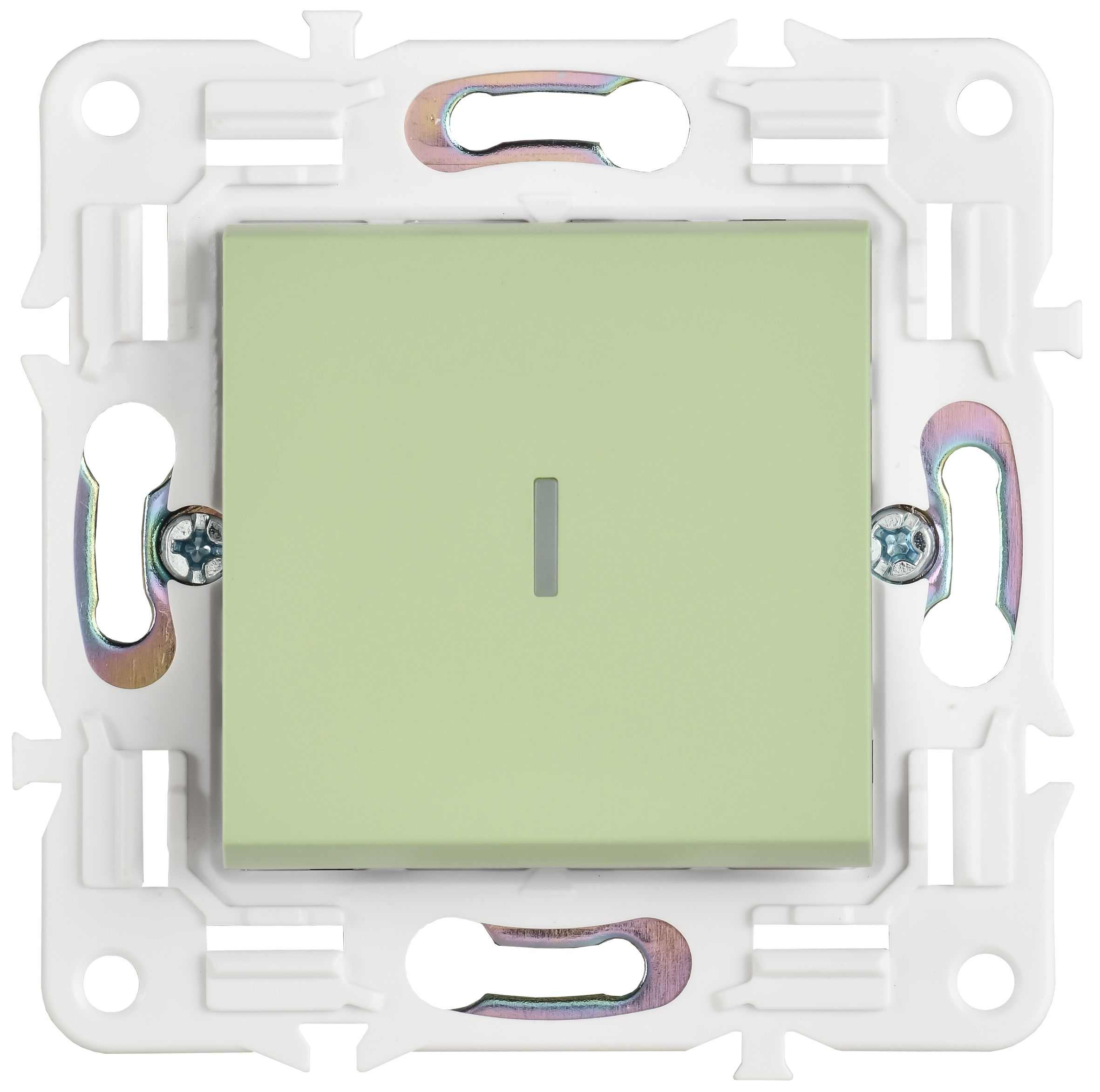 SKANDY Выключатель 1-клавишный с индикацией 10А SK-V07G мятный IEK